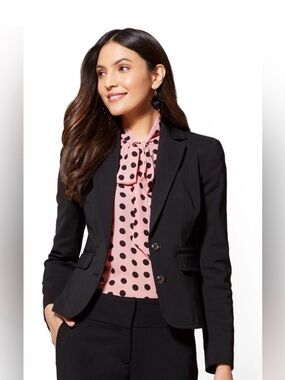 NY&Company Black Fitted Women's Blazer